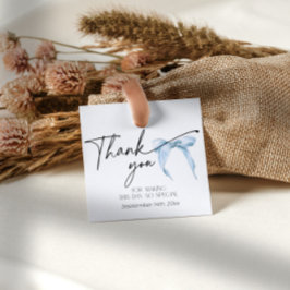 Etiquetas Para Lembrancinhas Algo sobre o Arco Chá de panela Azul Obrigado