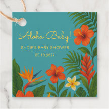 Aloha Bebê! Chá de Bebê Tropical Chic