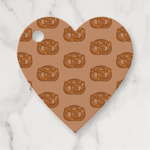 Etiquetas Para Lembrancinhas Amantes de Pretzels Salgados Comida Padeiros Forma