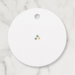Etiquetas Para Lembrancinhas Amarelo de Banana, Verde Azul Escuro, decorativo