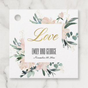 ETIQUETAS PARA LEMBRANCINHAS AMOR DE CASAMENTO DE ÁGUA FLORAL FLORAL SONORA