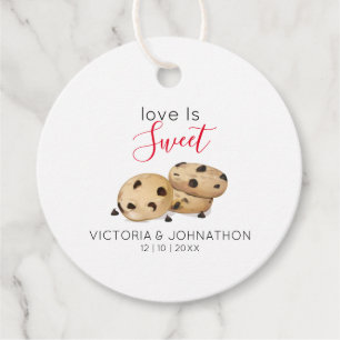 Etiquetas Para Lembrancinhas Amor é doce Cookie Casando Marcas de Favor