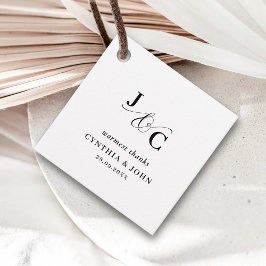 Etiquetas Para Lembrancinhas Ampersand Monograma Wedding Obrigado