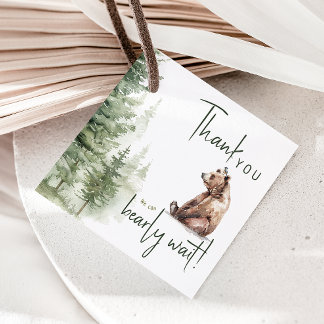 Etiquetas Para Lembrancinhas Animais Da Floresta Que Podemos Esperar Obrigado