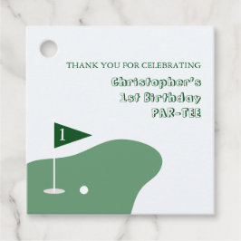 Etiquetas Para Lembrancinhas Aniversário de 1 ano do menino golfista