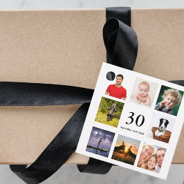Etiquetas Para Lembrancinhas aniversário de 30 anos colagem de fotos cara obrig
