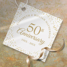 Aniversário de 50 anos de Casamento Confete de Pó 