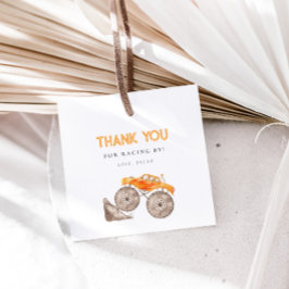 Etiquetas Para Lembrancinhas Aniversário de Caminhão de Monstro Bonito