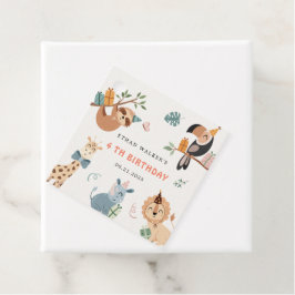 Etiquetas Para Lembrancinhas Aniversário de criança de Animais da Festa Safari