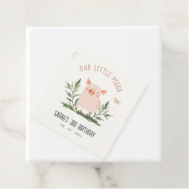 Etiquetas Para Lembrancinhas Aniversário de criança de borboletas de porcos de 