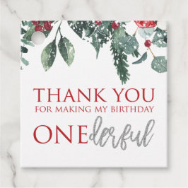 Etiquetas Para Lembrancinhas Aniversário de um ano Onederland de Natal de inver