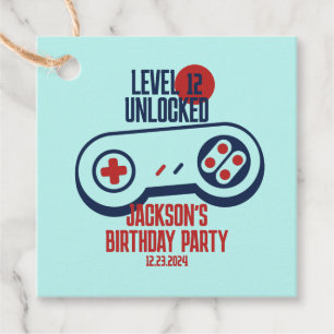 Etiquetas Para Lembrancinhas Aniversário de Videos games desbloqueados do nível