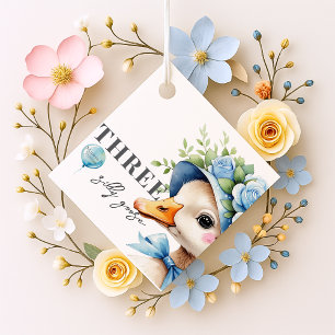 Etiquetas Para Lembrancinhas Aniversário do Bobo de Ganso do Arco Floral Coquet