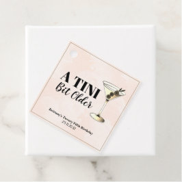 Etiquetas Para Lembrancinhas Aniversário do Coquetel Martini Mais Velho