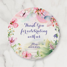 Etiquetas Para Lembrancinhas Aniversário do "Flautiter and twirt Fairy Garden W