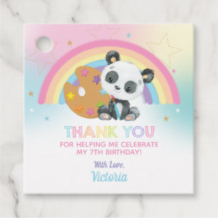 Etiquetas Para Lembrancinhas Aniversário do Partido das Pinturas de Panda Boni