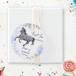 Etiquetas Para Lembrancinhas Aniversário jovem selvagem e livre da Appaloosa