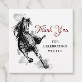Etiquetas Para Lembrancinhas Aniversário Personalizado de Cavalo Galopante Obri