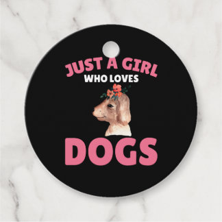 Etiquetas Para Lembrancinhas apenas uma garota que ama cachorros