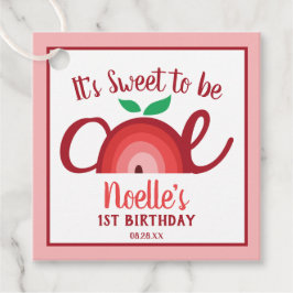 Etiquetas Para Lembrancinhas Apple Rainbow, Doce ser Um, primeiro aniversario