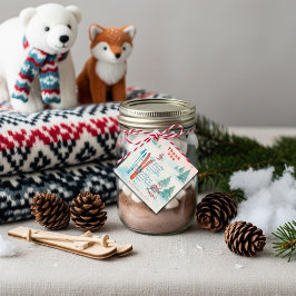 Etiquetas Para Lembrancinhas Après Bébé Ski Baby Woodland Animals Winter