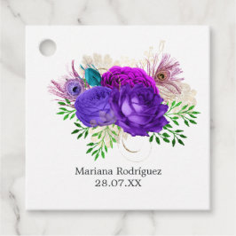 Etiquetas Para Lembrancinhas Aquarela Floral Mardi Gras Quinceañera