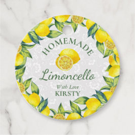 Etiquetas Para Lembrancinhas Aquarela Limões Sicilianos Limoncello Caseiro