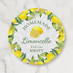 Etiquetas Para Lembrancinhas Aquarela Limões Sicilianos Limoncello Caseiro