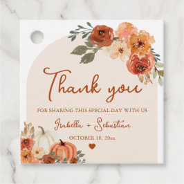 Etiquetas Para Lembrancinhas Aquarela Rústico Boho Outono Abóbora Casamento