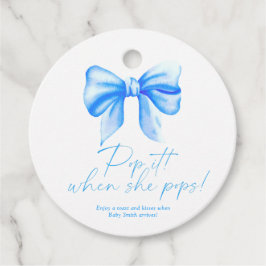 Etiquetas Para Lembrancinhas Arco azul - Pop quando ela pop
