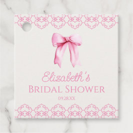 Etiquetas Para Lembrancinhas Arco de Noiva Coquette Rosa