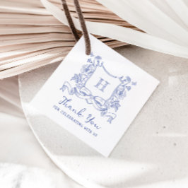 Etiquetas Para Lembrancinhas Arco Floral de Crest Russo Chinoiserie