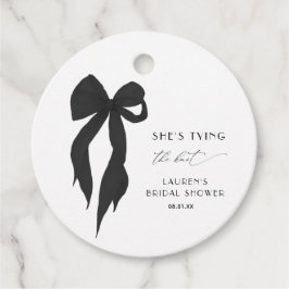 Etiquetas Para Lembrancinhas Arco Preto, ela é Chá de panela de Casando