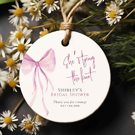 Etiquetas Para Lembrancinhas Arco Rosa Esmagado Ela é Chá de panela Casando