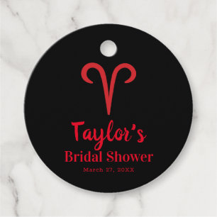 Etiquetas Para Lembrancinhas ÁRIES O Carneiro Vermelho Astronomia Zodíaco Chá d