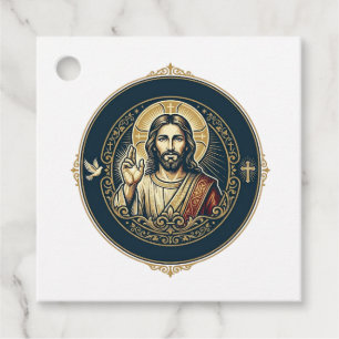 Etiquetas Para Lembrancinhas Artista Digital Jesus Camiseta de Arte para iPad I