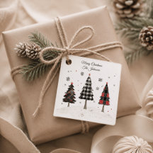 Árvore de Natal Xadrez Personalizada com Nome da F