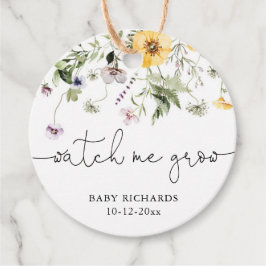 Etiquetas Para Lembrancinhas Assista-me crescer Flor de campo floral lavanda ro