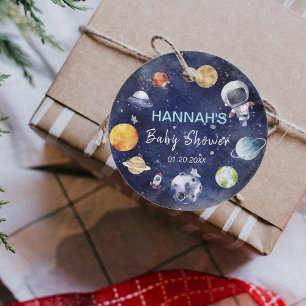 Etiquetas Para Lembrancinhas Astronauta Chá de fraldas do Outer Space Boy Tags