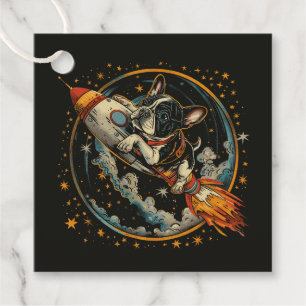 Etiquetas Para Lembrancinhas Astronauta do Bulldog Francês