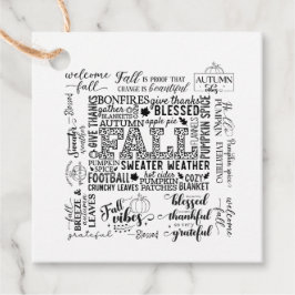 Etiquetas Para Lembrancinhas Autumn Vibes Gift Tags & Gift Enclosures