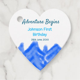 Etiquetas Para Lembrancinhas Aventura Azul Aqua inicia montanha primeiro aniver