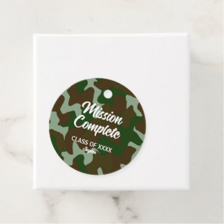 Etiquetas Para Lembrancinhas Aventura Camouflage Verde e Castanho Escuro