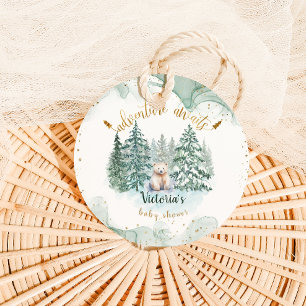 Etiquetas Para Lembrancinhas Aventura de Urso Polar Aguarda Chá de fraldas Boni