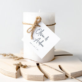 Etiquetas Para Lembrancinhas Azul Marinho | Casamento de Script Manuscrito Mode