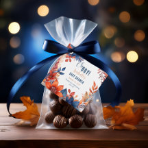 Azul | Terracotta Oh Boy Fall Chá de fraldas Flora