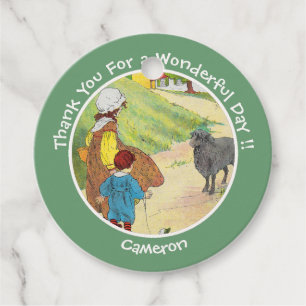 Etiquetas Para Lembrancinhas Baa, Baa, Coleção de Festas de aniversário de Ovin