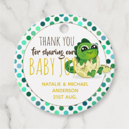 Etiquetas Para Lembrancinhas Baby Dinosaur Hatching Egg Boys Girls Chá