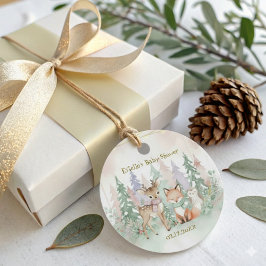 Etiquetas Para Lembrancinhas Baby It's Cold Outside Cute Winter Woodland