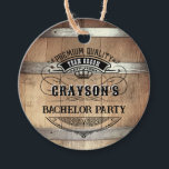 Etiquetas Para Lembrancinhas Bachelor Party Rustic Whiskey<br><div class="desc">Crie as etiquetas do seu próprio partido de solteiro! Personalizado com seu próprio texto. Você pode personalizar ainda mais este design selecionando o link "personalizar mais",  se desejar.</div>